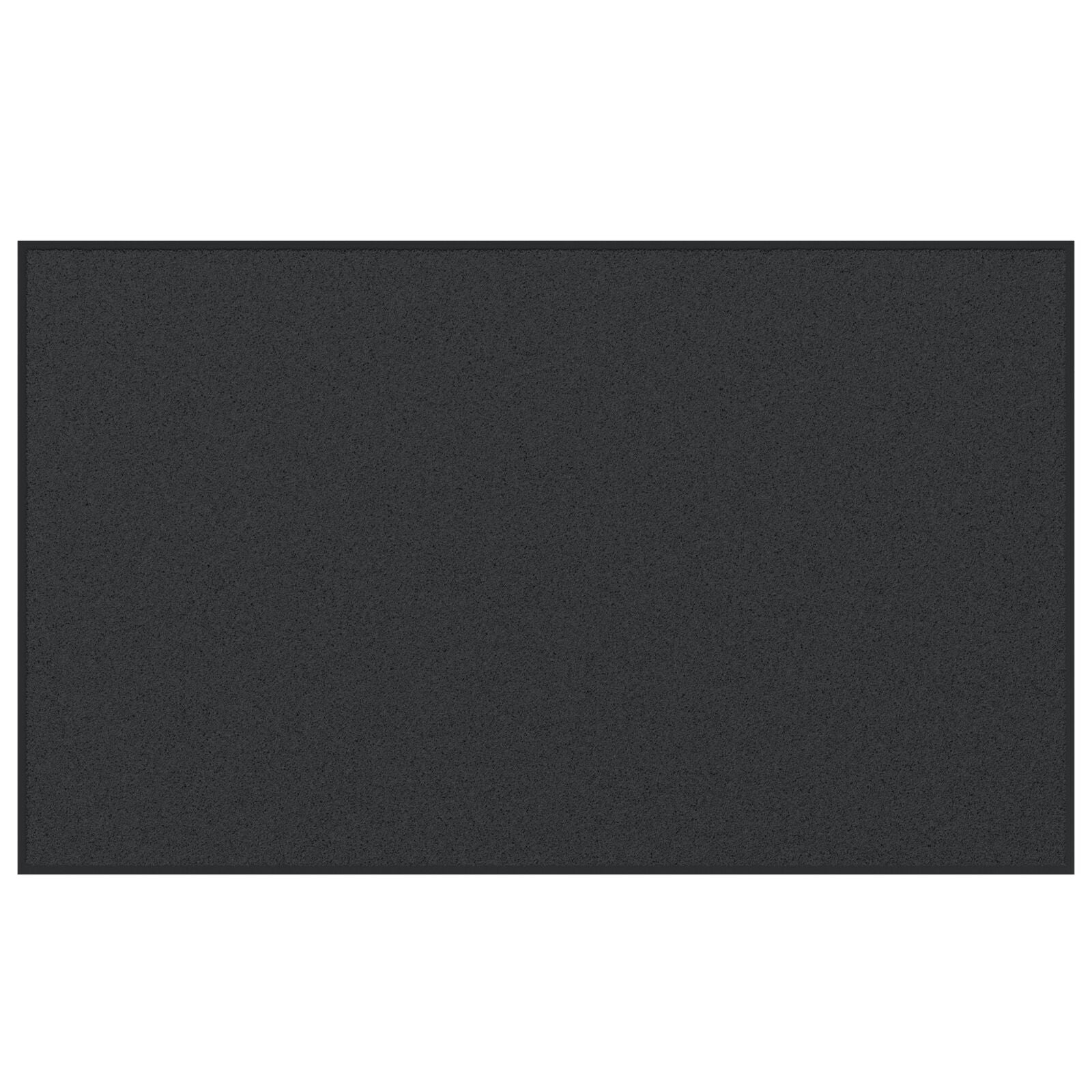Dørmatte Rektangulær Svart 90x150 cm