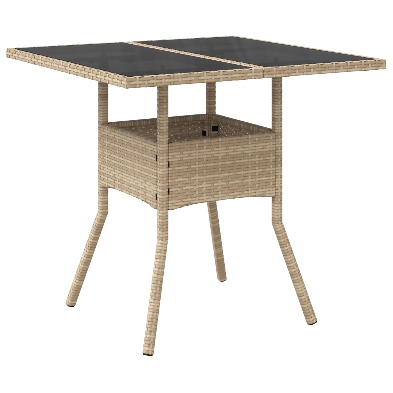5-delt hage spisebord Beige Poly rotting