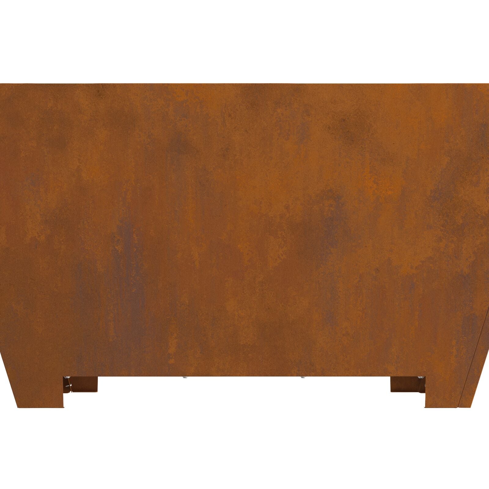 Fyrgrue Kvadratisk 80x80x40 cm Værbestandig Stål