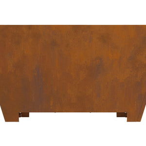 Fyrgrue Kvadratisk 80x80x40 cm Værbestandig Stål