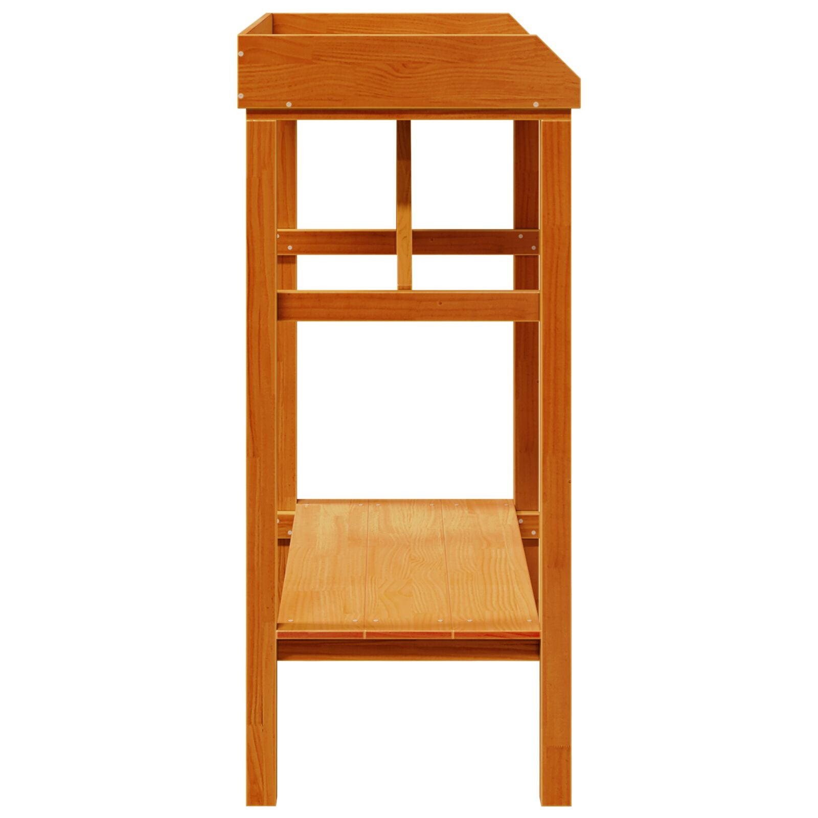Hagepottebord Akasie 75x40x90 cm Massivt Tre Furu