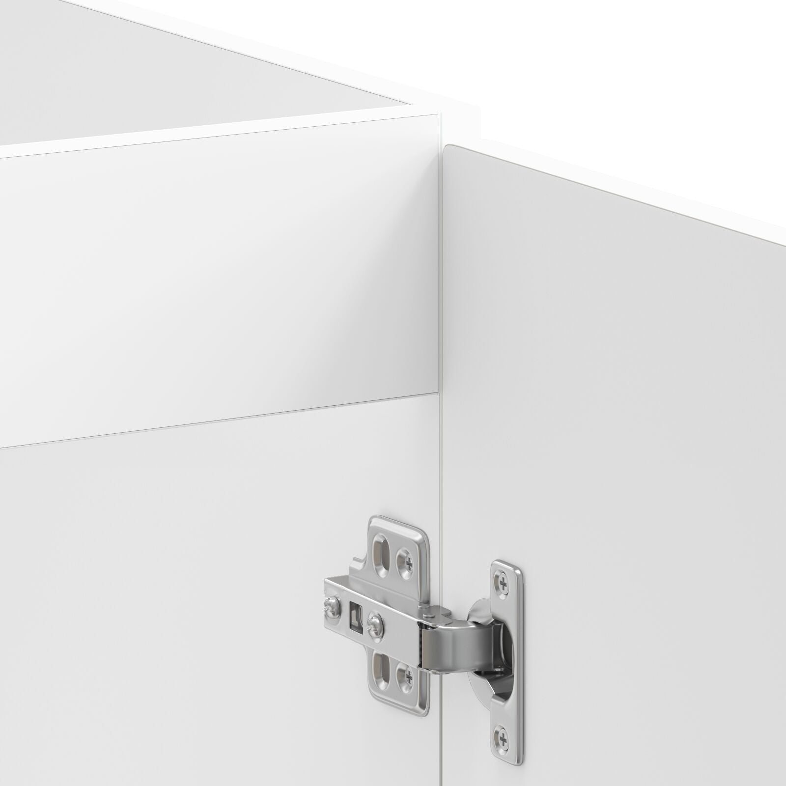 Base cabinet ""Porto"" with sink - White 80x46x84.5 cm - Made of wood