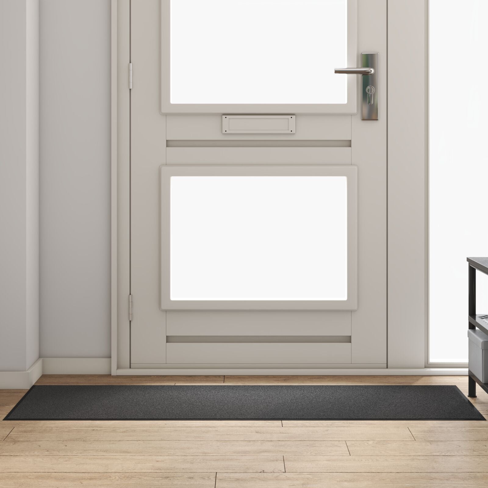 Dørmatte Rektangulær Antrasitt 60x180 cm