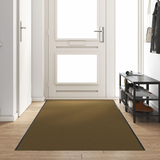 Dørmatte Vaskbar Brun 120x350 cm