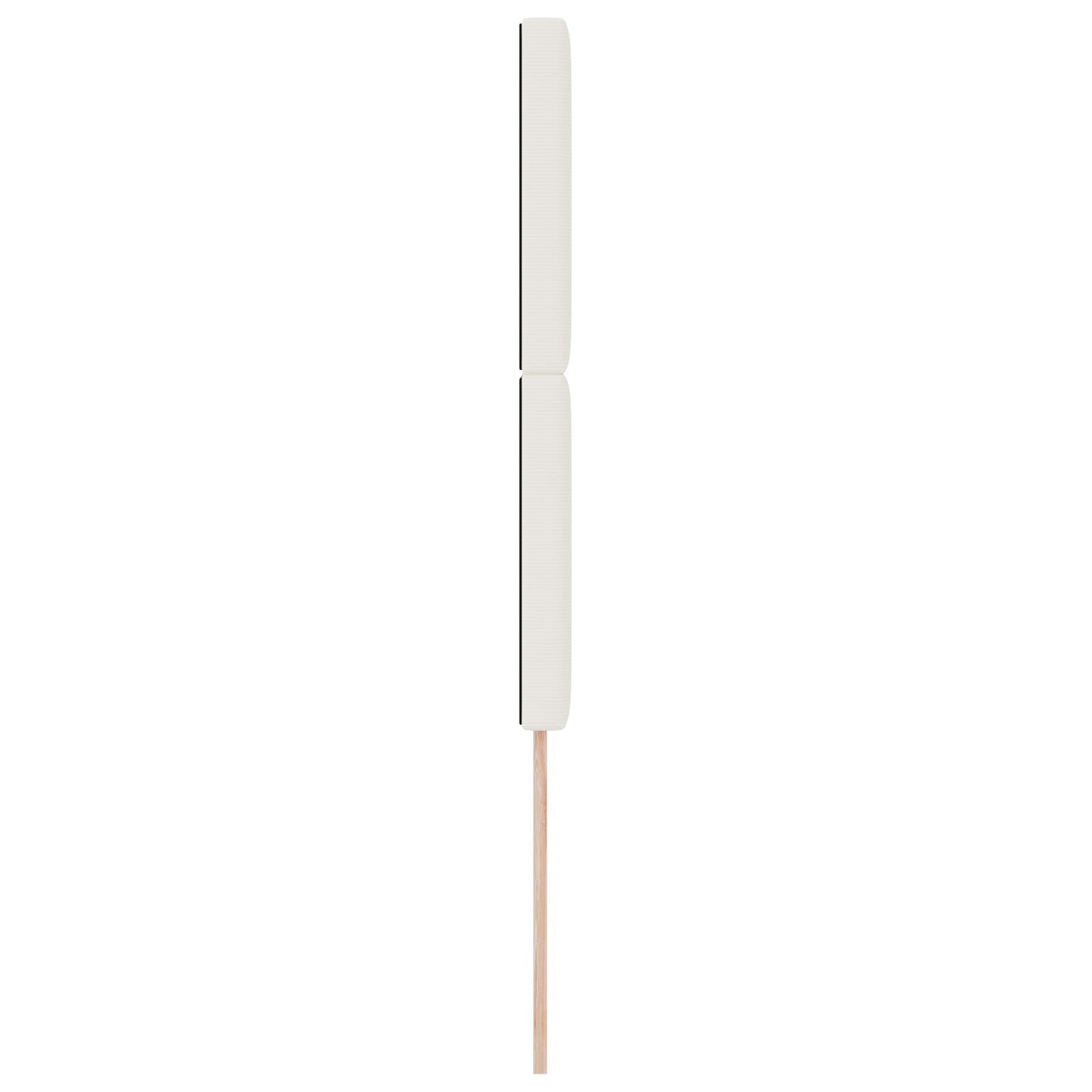 Sengegavl Enkel Design Krem 80 cm Cordfløyel