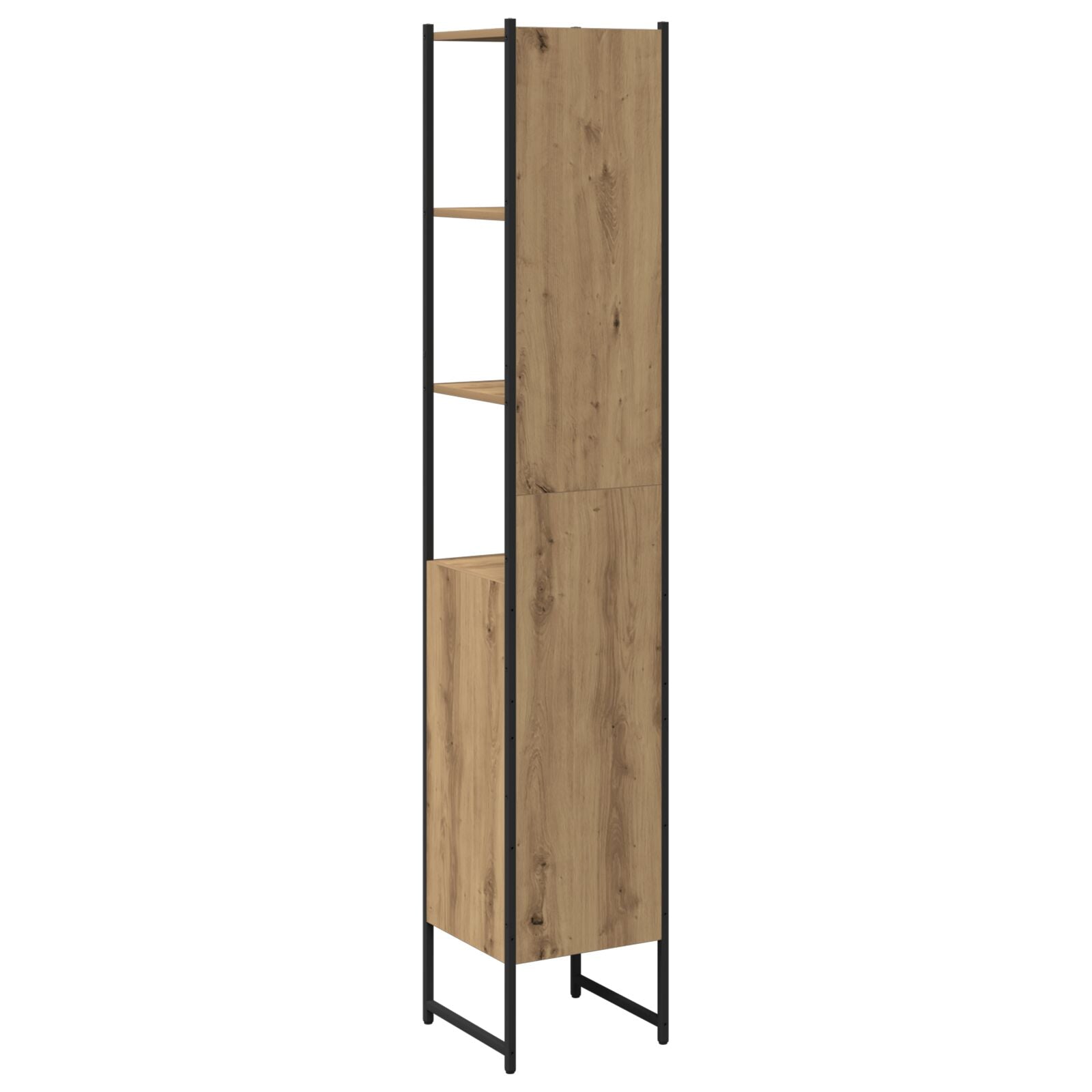 Baderomskap i Artisan Eik 33x33x185,5 cm Konstruert Tre