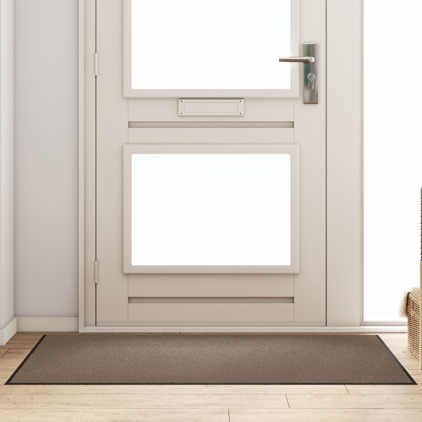 Dørmatte Rektangulær Beige 90x150 cm