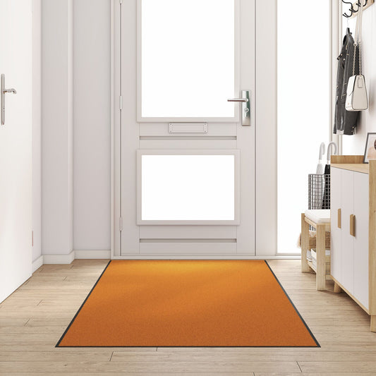 Dørmatte Vaskbar Oransje 120x300 cm