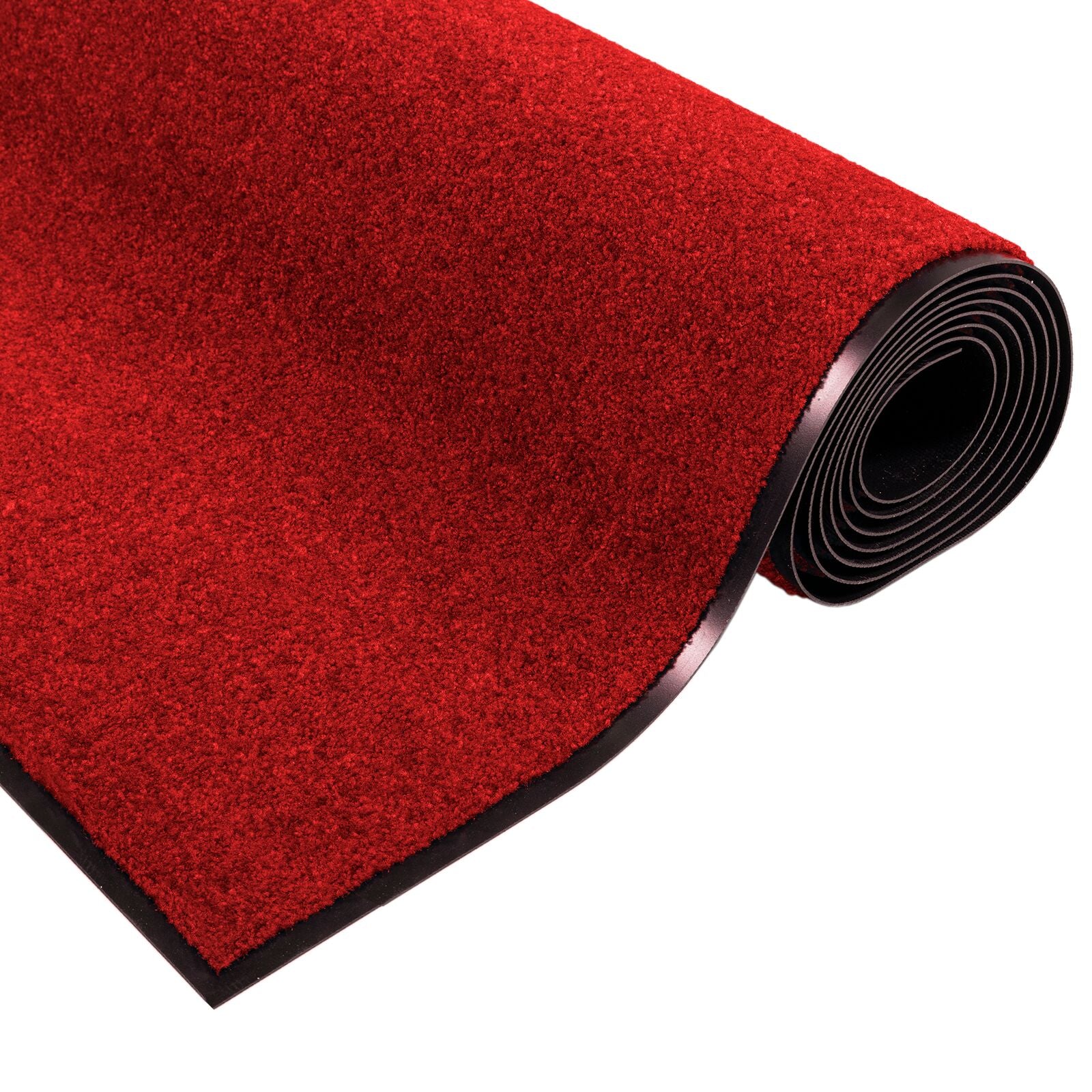 Dørmatte Rektangulær Rød 120x300 cm