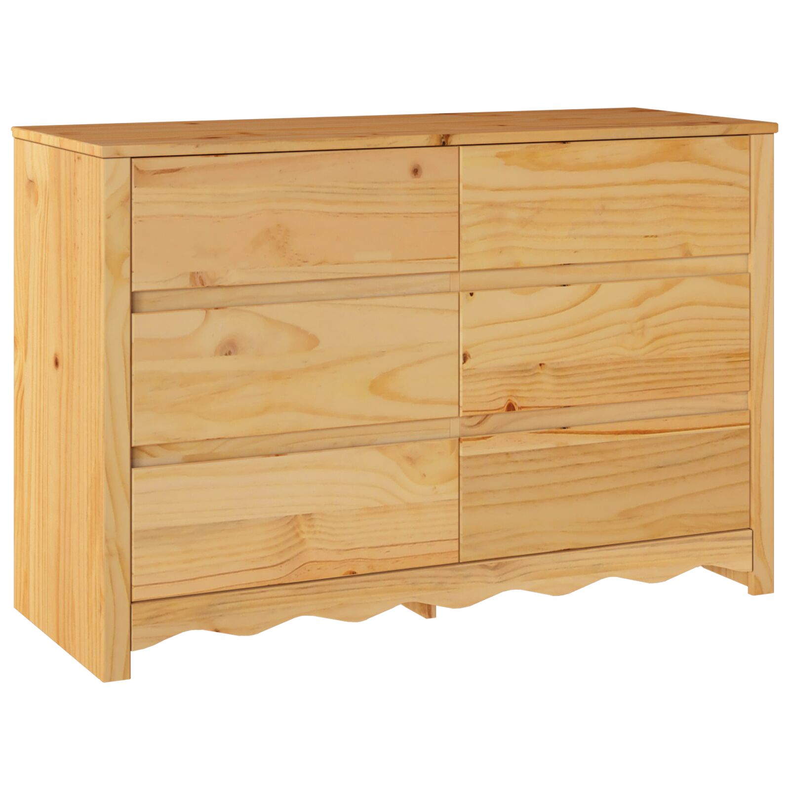 Kommode ""DRAMMEN"" 111x43x73,5 cm Massivt Furutre