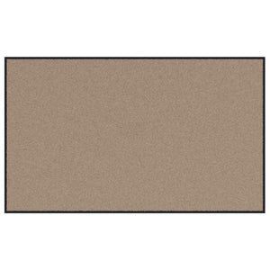 Dørmatte Rektangulær Beige 90x150 cm