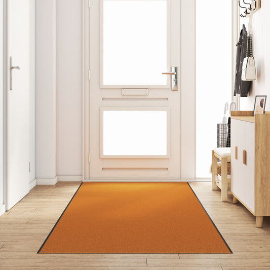 Dørmatte Vaskbar Oransje 120x350 cm