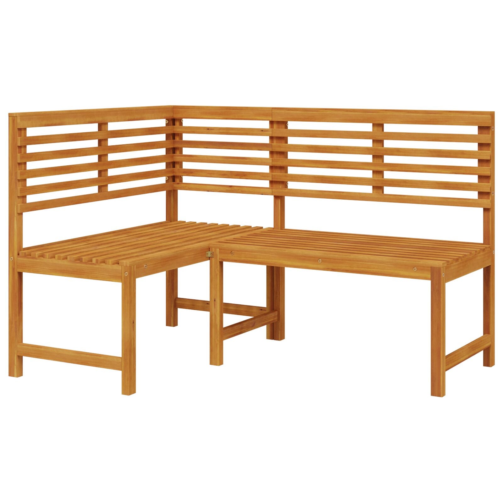 3-piece garden bistro set in solid acacia wood