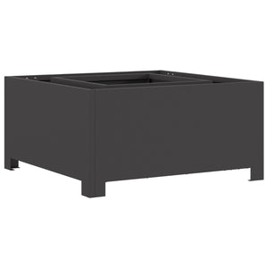Fire pit Firkanth black 60x60x30 cm steel