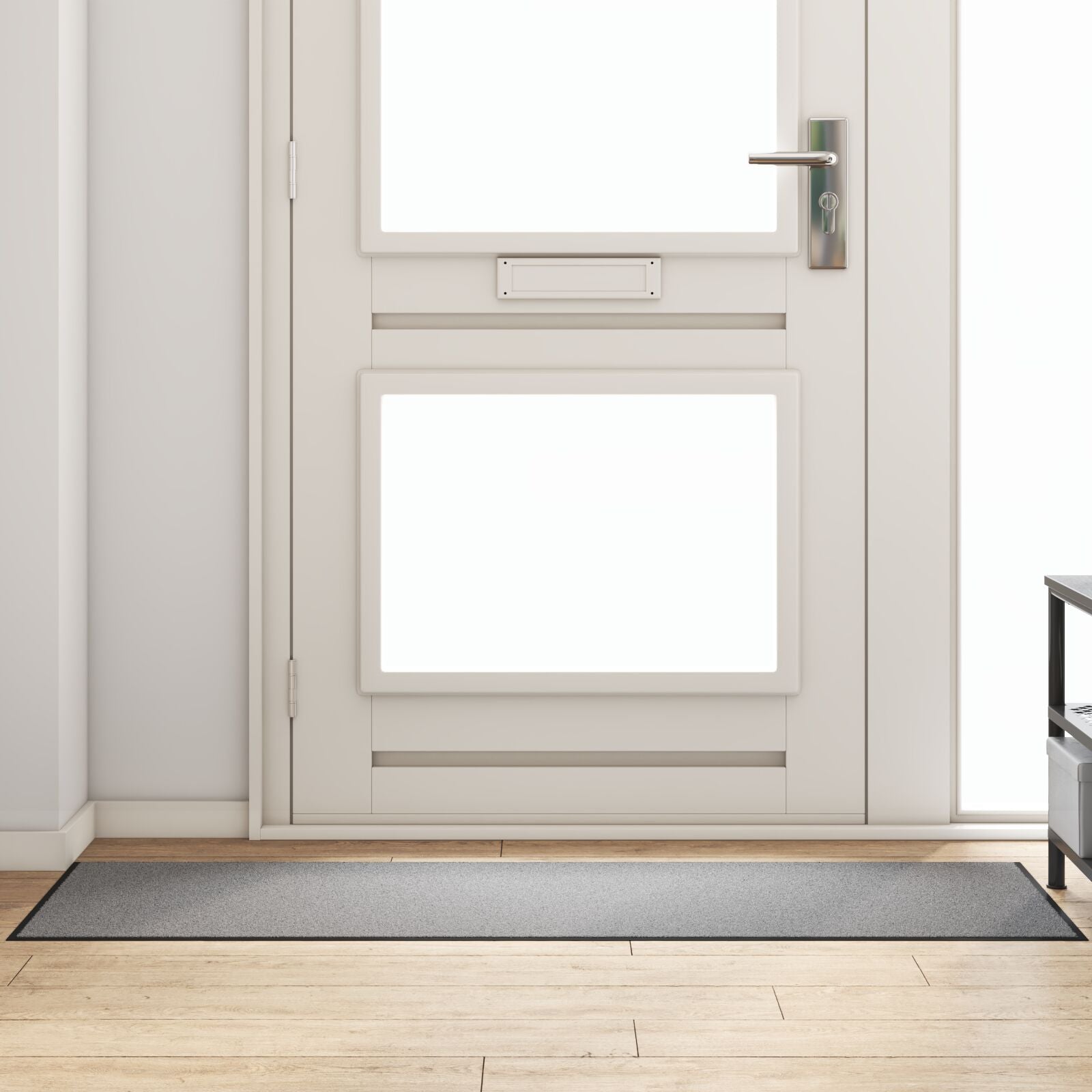 Rektangulær Dørmatte Grå 60x180 cm