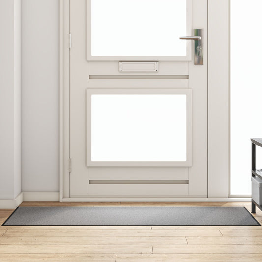 Rektangulær Dørmatte Grå 60x180 cm