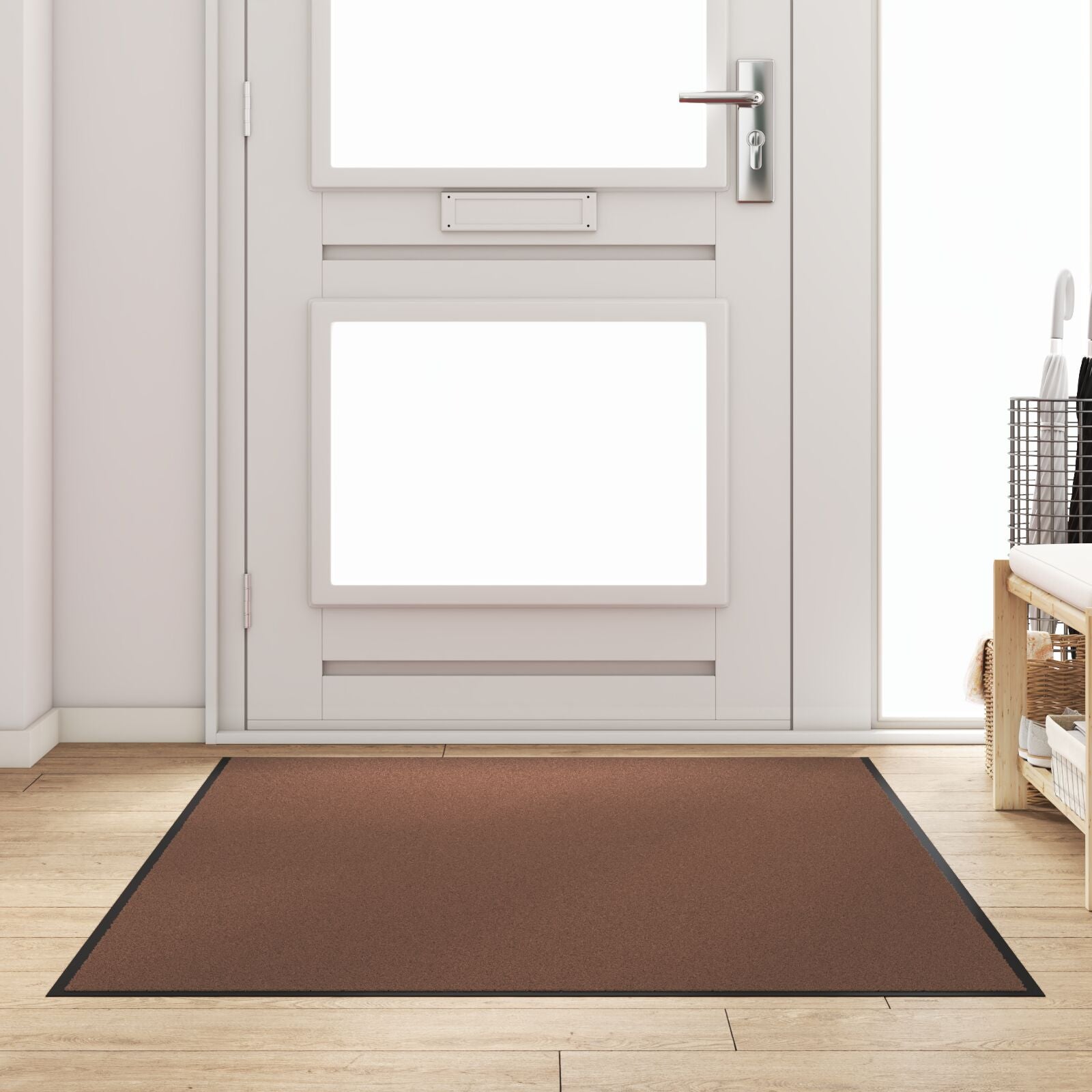 Dørmatte Rektangulær Brun 120x180 cm