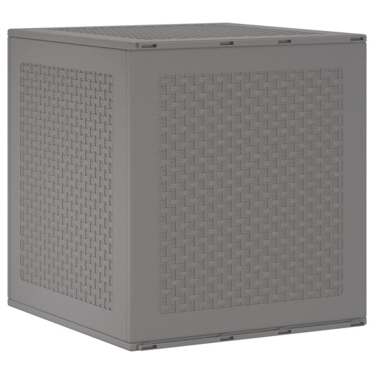 Garden storage box Light grey 55x53x57 cm PP